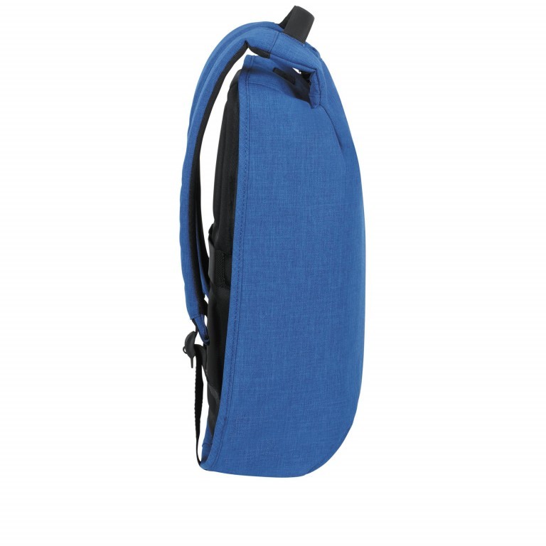 Rucksack Securipak Laptop Backpack 15.6 Zoll mit USB-Anschluss True Blue, Farbe: blau/petrol, Marke: Samsonite, EAN: 5400520023056, Abmessungen in cm: 30x44x16, Bild 3 von 14