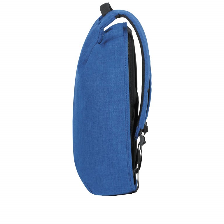 Rucksack Securipak Laptop Backpack 15.6 Zoll mit USB-Anschluss True Blue, Farbe: blau/petrol, Marke: Samsonite, EAN: 5400520023056, Abmessungen in cm: 30x44x16, Bild 4 von 14