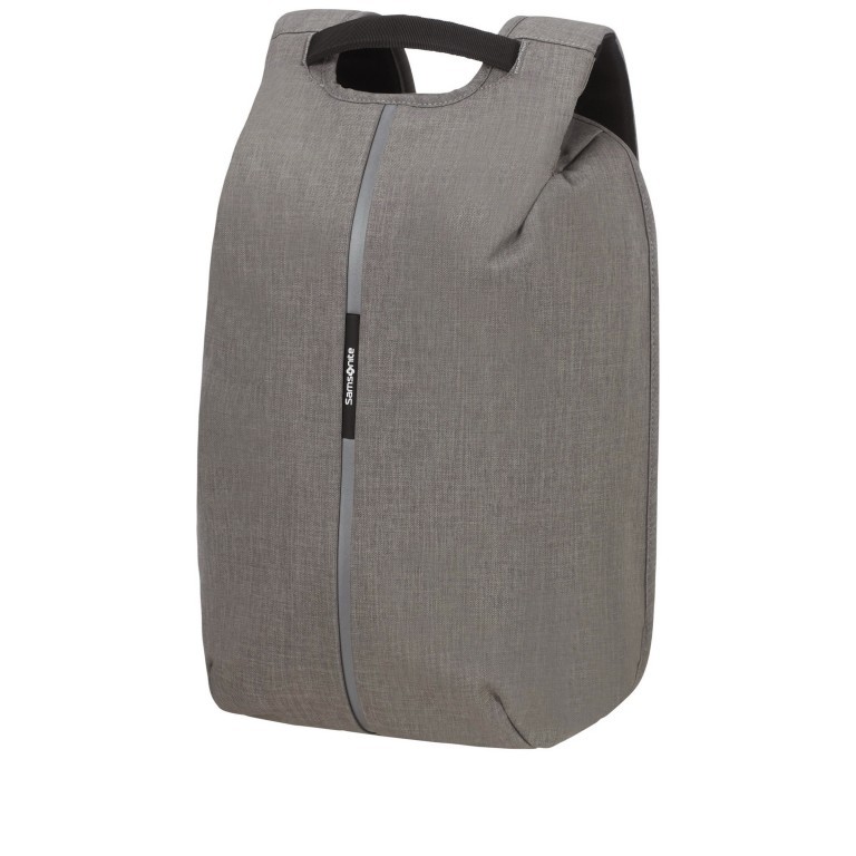 Rucksack Securipak Laptop Backpack 15.6 Zoll mit USB-Anschluss Cool Grey, Farbe: grau, Marke: Samsonite, EAN: 5400520023063, Abmessungen in cm: 30x44x16, Bild 2 von 14