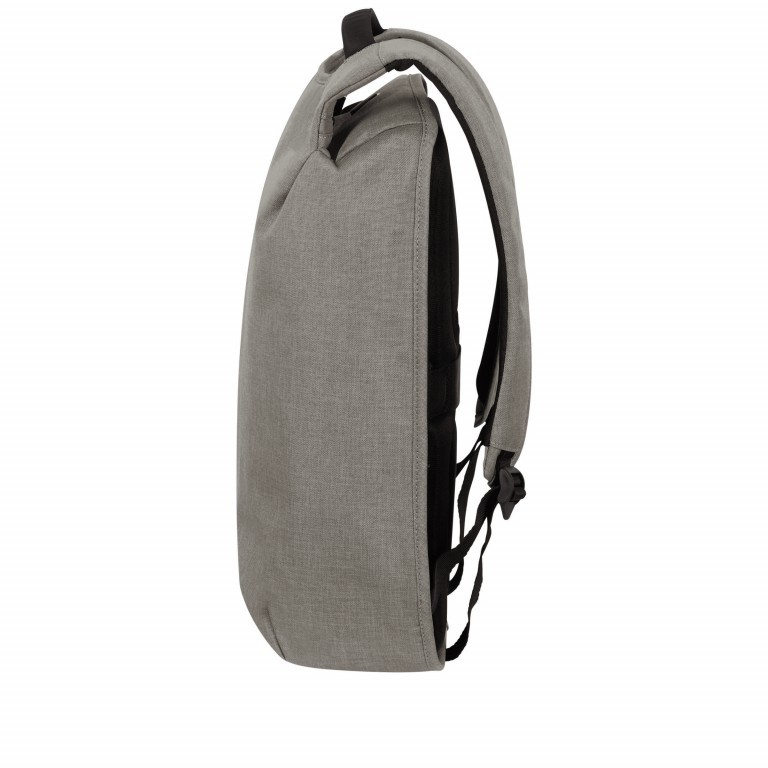 Rucksack Securipak Laptop Backpack 15.6 Zoll mit USB-Anschluss Cool Grey, Farbe: grau, Marke: Samsonite, EAN: 5400520023063, Abmessungen in cm: 30x44x16, Bild 4 von 14