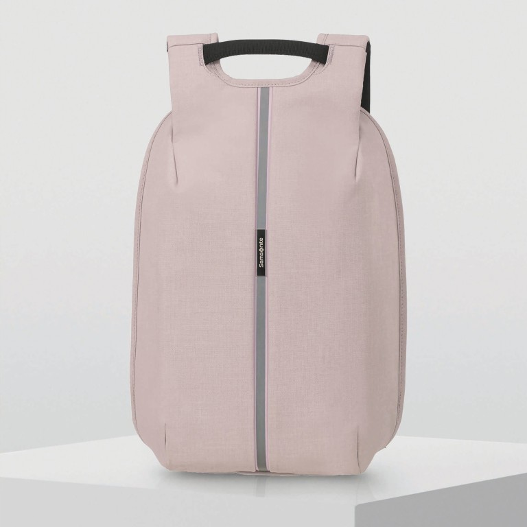 Rucksack Securipak Laptop Backpack 14.1 Zoll mit USB-Anschluss Stone Grey, Farbe: grau, rosa/pink, Marke: Samsonite, EAN: 5400520029683, Abmessungen in cm: 29.5x38.5x12.5, Bild 11 von 11