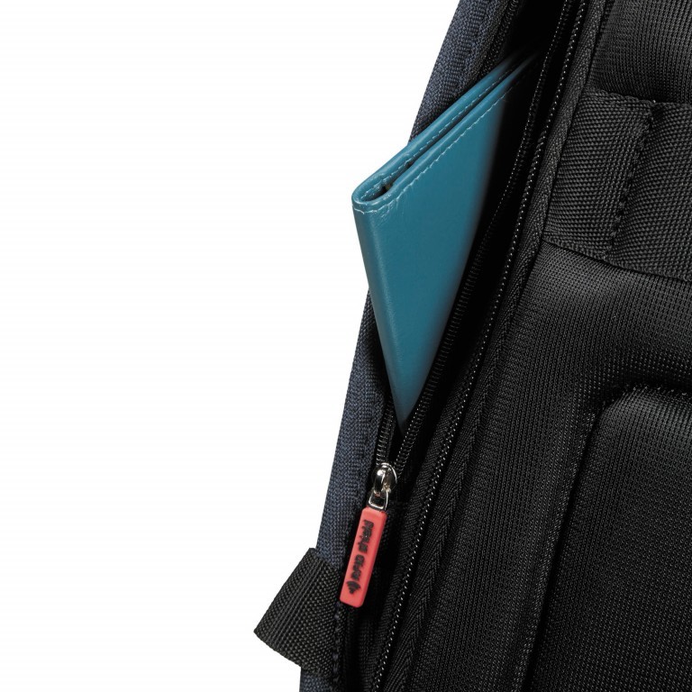 Rucksack Securipak Laptop Backpack 14.1 Zoll mit USB-Anschluss Stone Grey, Farbe: grau, rosa/pink, Marke: Samsonite, EAN: 5400520029683, Abmessungen in cm: 29.5x38.5x12.5, Bild 8 von 11
