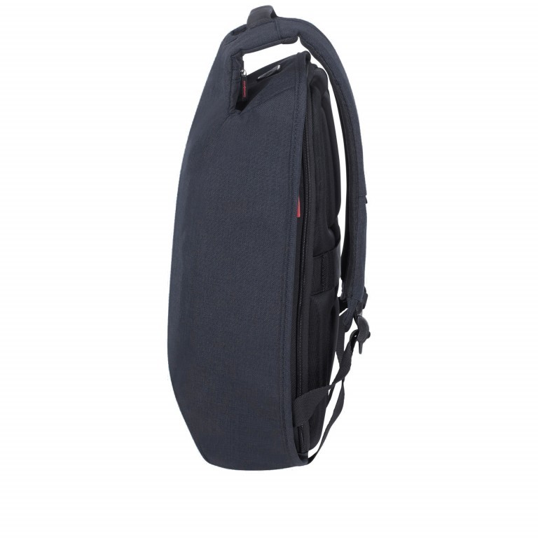 Rucksack Securipak Laptop Backpack 14.1 Zoll mit USB-Anschluss Dklblau, Farbe: blau/petrol, Marke: Samsonite, EAN: 5400520029690, Abmessungen in cm: 29.5x38.5x12.5, Bild 2 von 10