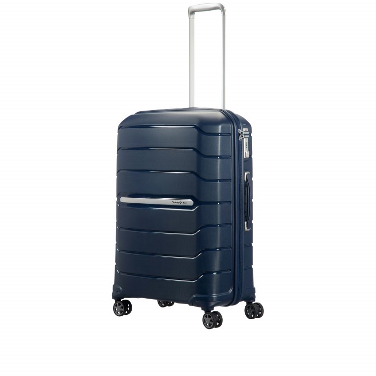 Koffer Flux Spinner 68 Navy Blue, Farbe: blau/petrol, Marke: Samsonite, EAN: 5414847773488, Abmessungen in cm: 30x47x68, Bild 5 von 8