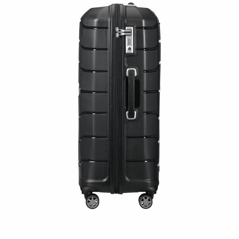 Koffer Flux Spinner 68 Black, Farbe: schwarz, Marke: Samsonite, EAN: 5414847773471, Abmessungen in cm: 30x47x68, Bild 3 von 8