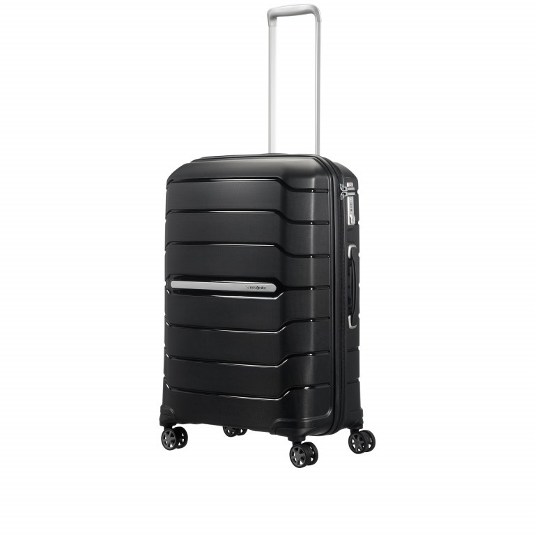 Koffer Flux Spinner 68 Black, Farbe: schwarz, Marke: Samsonite, EAN: 5414847773471, Abmessungen in cm: 30x47x68, Bild 5 von 8