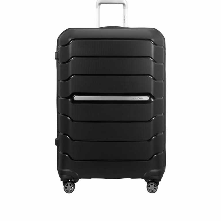 Koffer Flux Spinner 75 Black, Farbe: schwarz, Marke: Samsonite, EAN: 5414847773525, Abmessungen in cm: 52x75x35, Bild 2 von 8