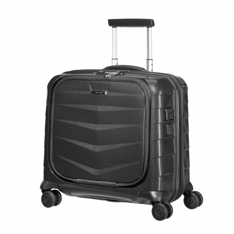 Pilotenkoffer Lite-Biz Spinner Rolling Tote USB mit Laptopfach 15,6 Zoll Black, Farbe: schwarz, Marke: Samsonite, EAN: 5414847966033, Abmessungen in cm: 44x43x23, Bild 1 von 8