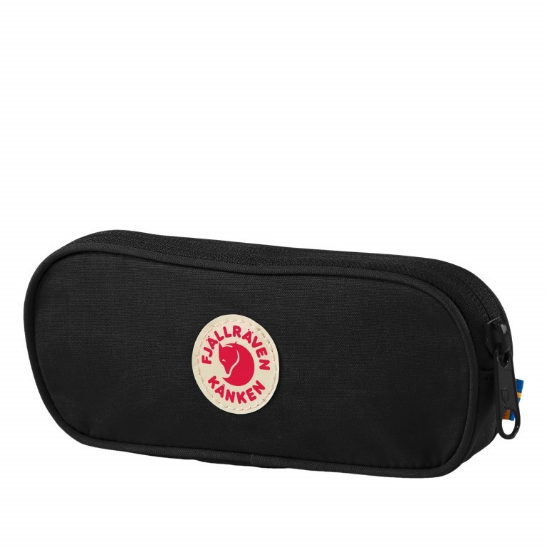 Schlampermäppchen Kånken Pen Case Black, Farbe: schwarz, Marke: Fjällräven, EAN: 7323450464172, Abmessungen in cm: 19x7x2, Bild 1 von 1