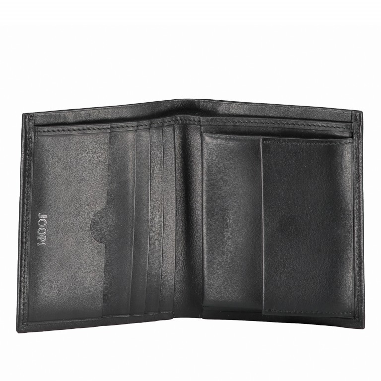 Geldbörse Soft Leather Daphnis V5 Black, Farbe: schwarz, Marke: Joop!, EAN: 4053533430871, Abmessungen in cm: 9x10.7x1, Bild 4 von 5