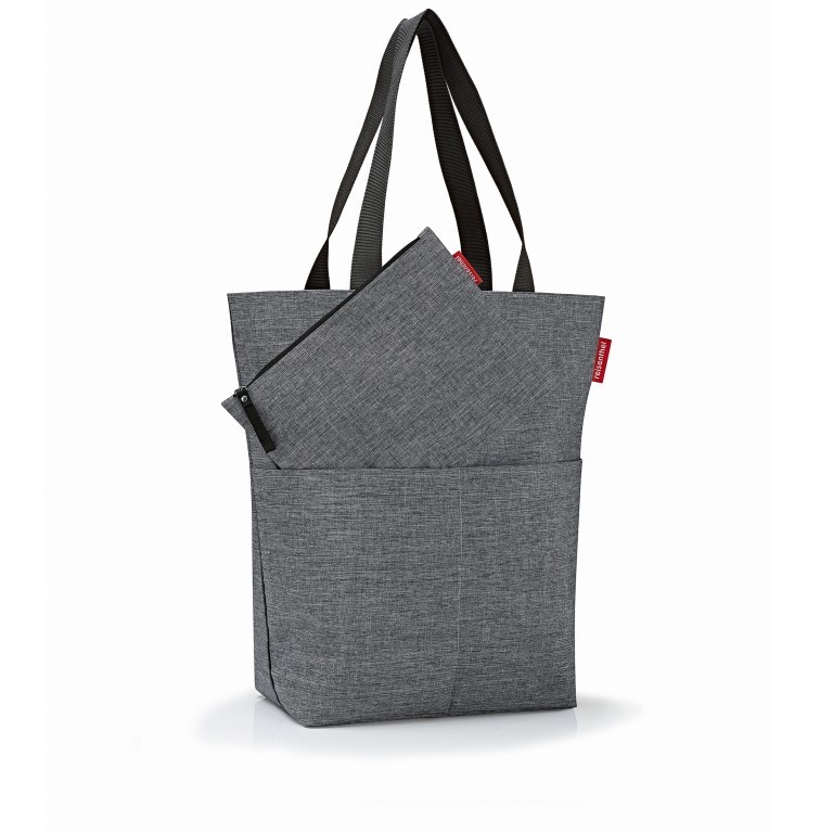 Tasche Cityshopper 2 Twist Silver, Farbe: anthrazit, Marke: Reisenthel, EAN: 4012013716300, Abmessungen in cm: 44.5x47x17, Bild 2 von 3