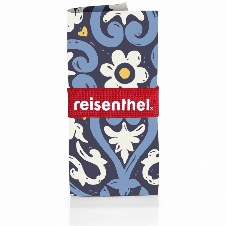 Falttasche Mini Maxi Shopper Floral 1, Farbe: blau/petrol, Marke: Reisenthel, EAN: 4012013715914, Abmessungen in cm: 43.5x63x6, Bild 2 von 2