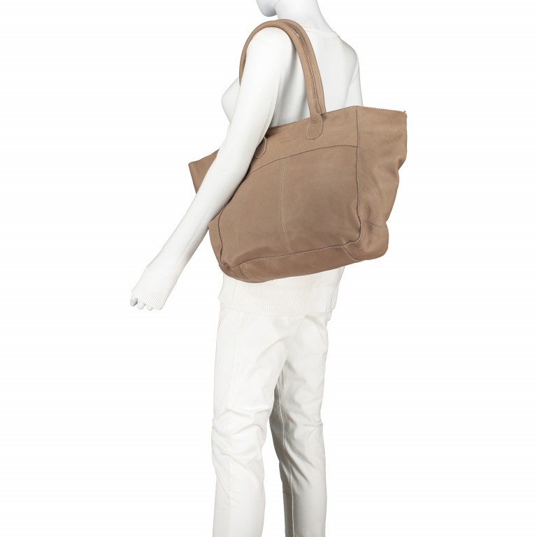 Shopper FRIEND-I-NEED Rock Grey, Farbe: taupe/khaki, Marke: Another Me, Bild 4 von 9