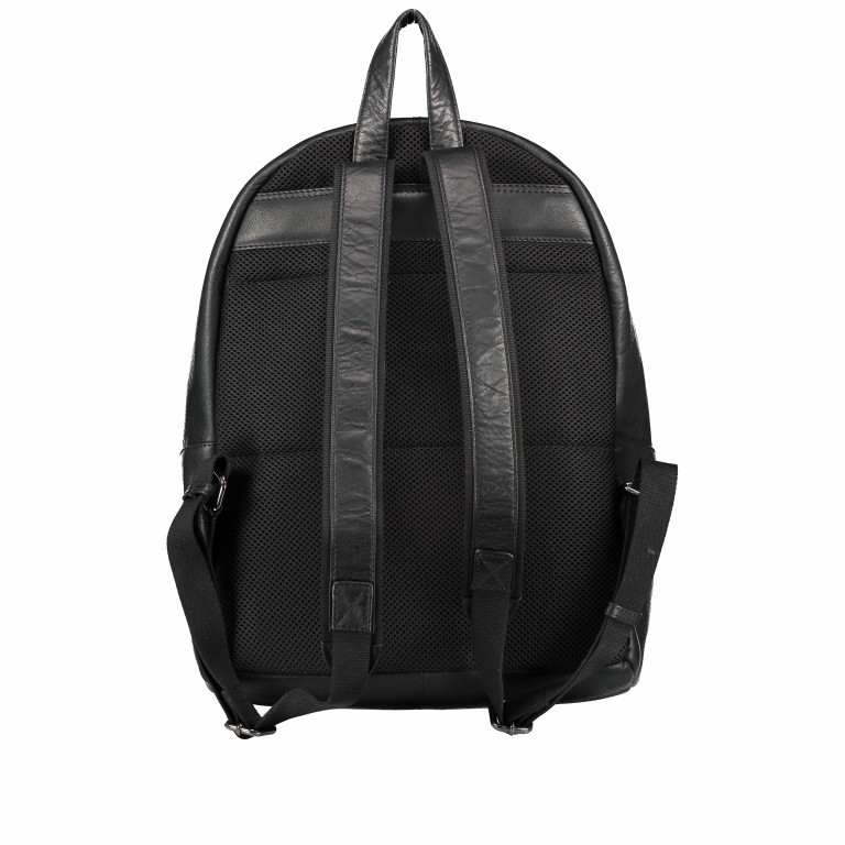 Rucksack Blackwall Backpack MVZ Black, Farbe: schwarz, Marke: Strellson, EAN: 4053533807284, Abmessungen in cm: 30x40x14, Bild 3 von 7