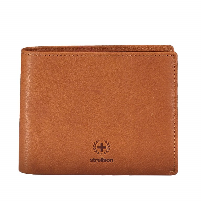 Geldbörse Blackwall Billfold H7 Cognac, Farbe: cognac, Marke: Strellson, EAN: 4053533807291, Abmessungen in cm: 12x10x2, Bild 1 von 6