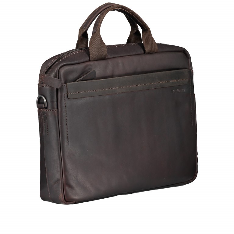 Aktentasche Camden Briefbag SHZ Dark Brown, Farbe: braun, Marke: Strellson, EAN: 4053533807536, Abmessungen in cm: 40x30x90, Bild 2 von 11