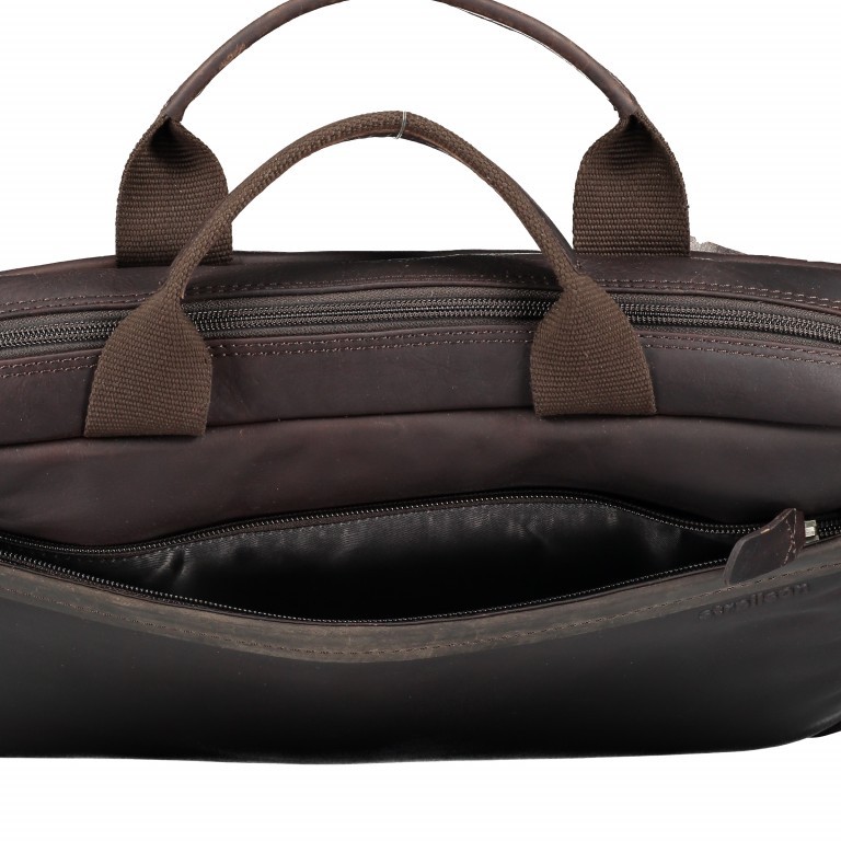 Aktentasche Camden Briefbag SHZ Dark Brown, Farbe: braun, Marke: Strellson, EAN: 4053533807536, Abmessungen in cm: 40x30x90, Bild 10 von 11