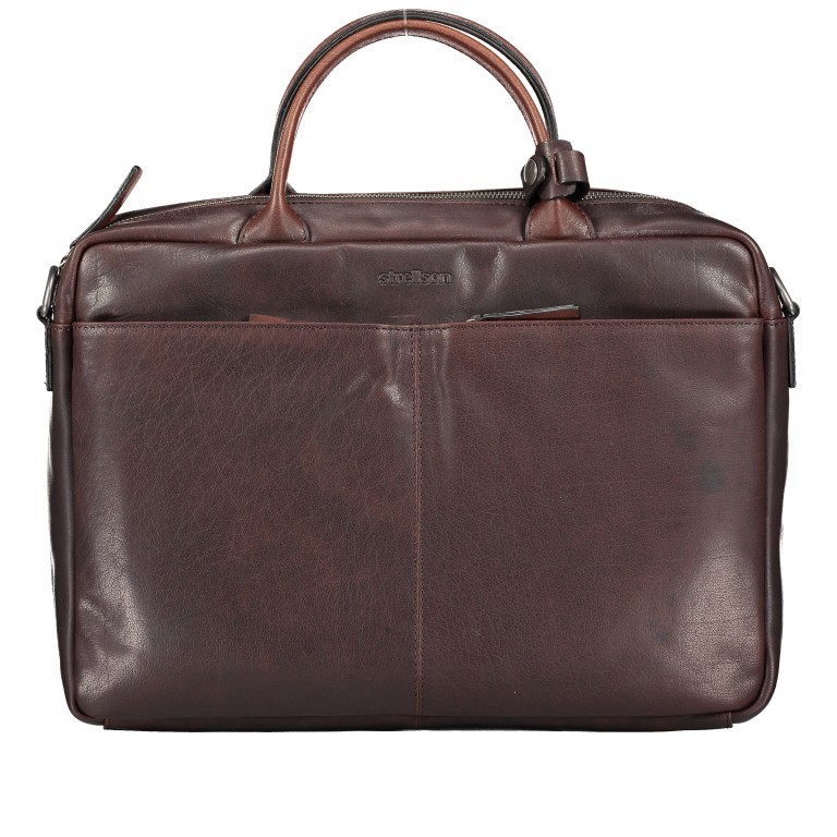Aktentasche Coleman Briefbag SHZ Dark Brown, Farbe: braun, Marke: Strellson, EAN: 4053533807550, Abmessungen in cm: 39x28x7, Bild 1 von 12