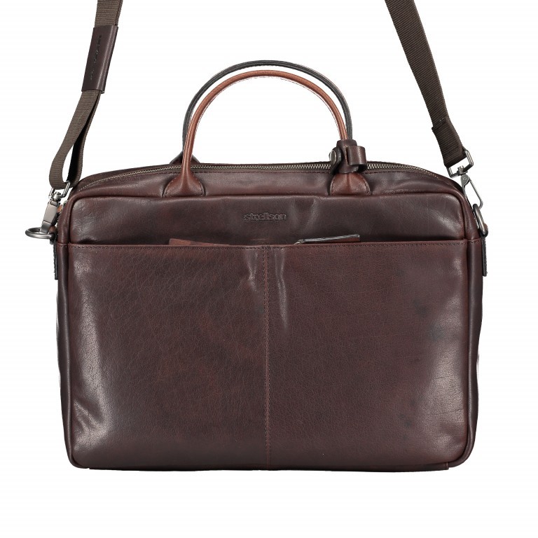Aktentasche Coleman Briefbag SHZ Dark Brown, Farbe: braun, Marke: Strellson, EAN: 4053533807550, Abmessungen in cm: 39x28x7, Bild 11 von 12
