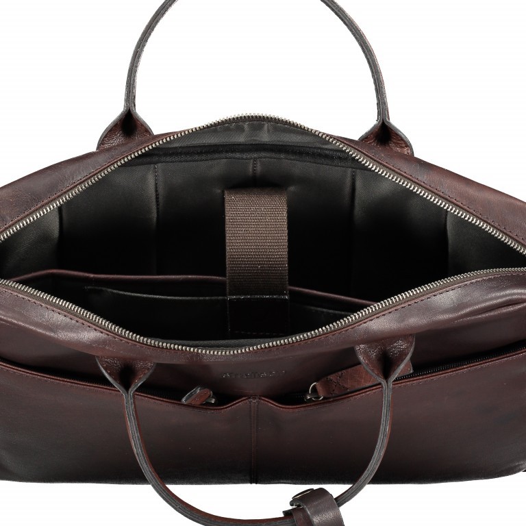 Aktentasche Coleman Briefbag SHZ Black, Farbe: schwarz, Marke: Strellson, EAN: 4053533808472, Abmessungen in cm: 39x28x7, Bild 8 von 12