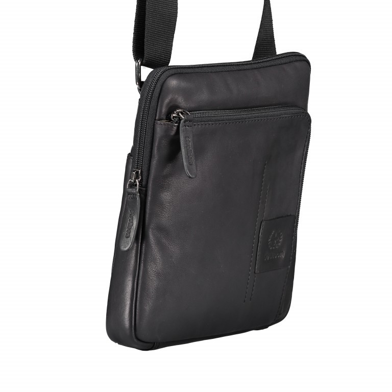 Umhängetasche Hyde Park Shoulderbag XSVZ Black, Farbe: schwarz, Marke: Strellson, EAN: 4053533807857, Abmessungen in cm: 22x25x4, Bild 2 von 7