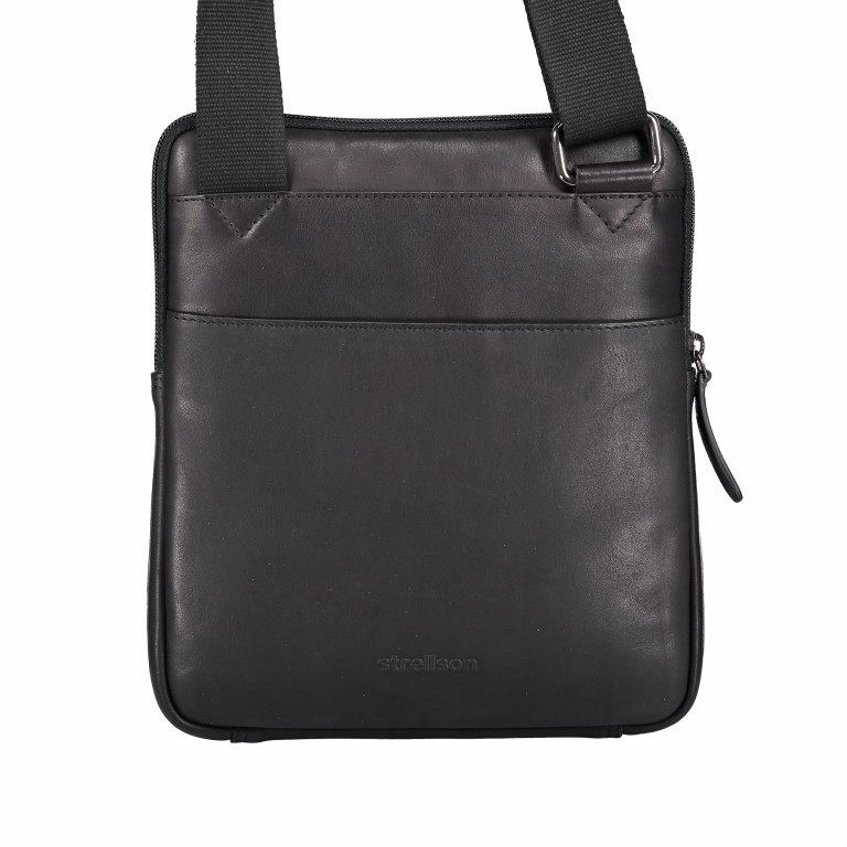 Umhängetasche Hyde Park Shoulderbag XSVZ Black, Farbe: schwarz, Marke: Strellson, EAN: 4053533807857, Abmessungen in cm: 22x25x4, Bild 3 von 7