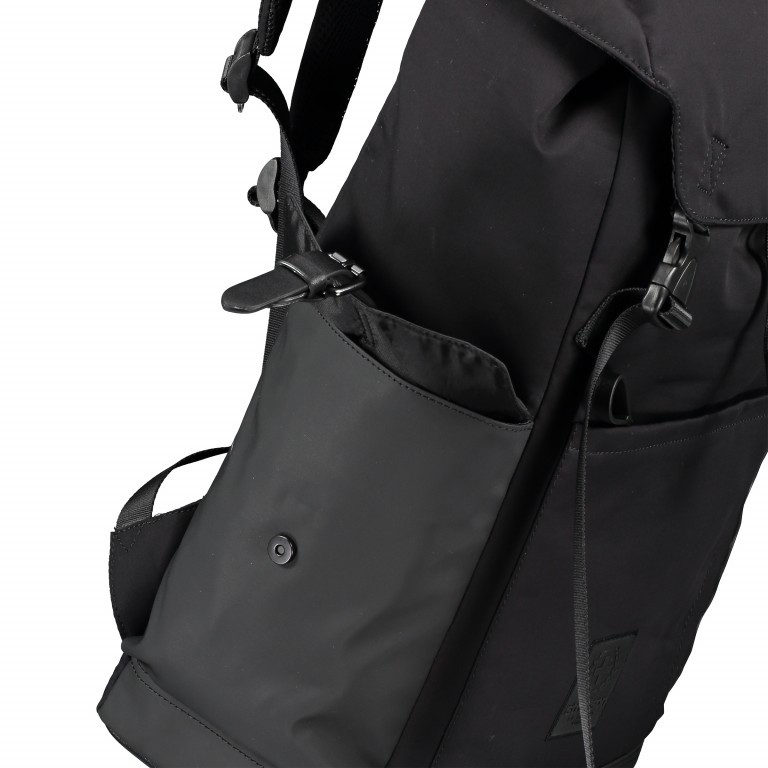Rucksack Swiss Cross Backpack MVF Black, Farbe: schwarz, Marke: Strellson, EAN: 4053533599622, Abmessungen in cm: 28x49x14, Bild 8 von 8