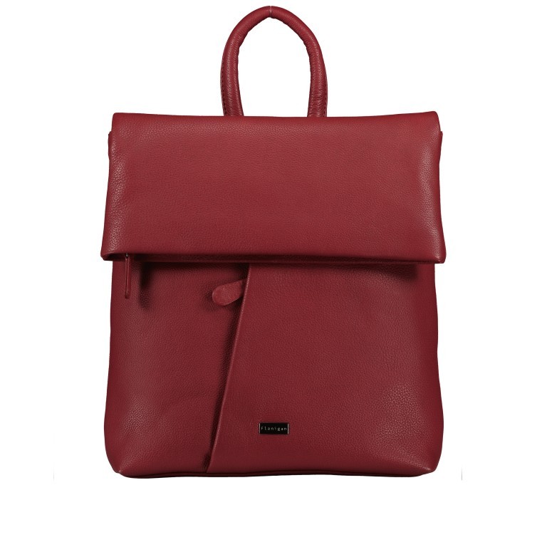 Rucksack Alba 843 Rot, Farbe: rot/weinrot, Marke: Flanigan, EAN: 4035486089924, Abmessungen in cm: 27.5x32x6, Bild 1 von 10