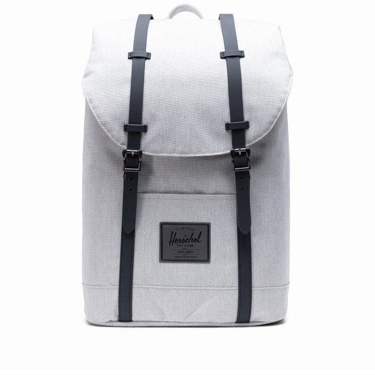 Rucksack Retreat Rubber Straps Volumen 18 Liter Vapor Crosshatch, Farbe: weiß, Marke: Herschel, EAN: 0828432371945, Abmessungen in cm: 34x46x12, Bild 1 von 5