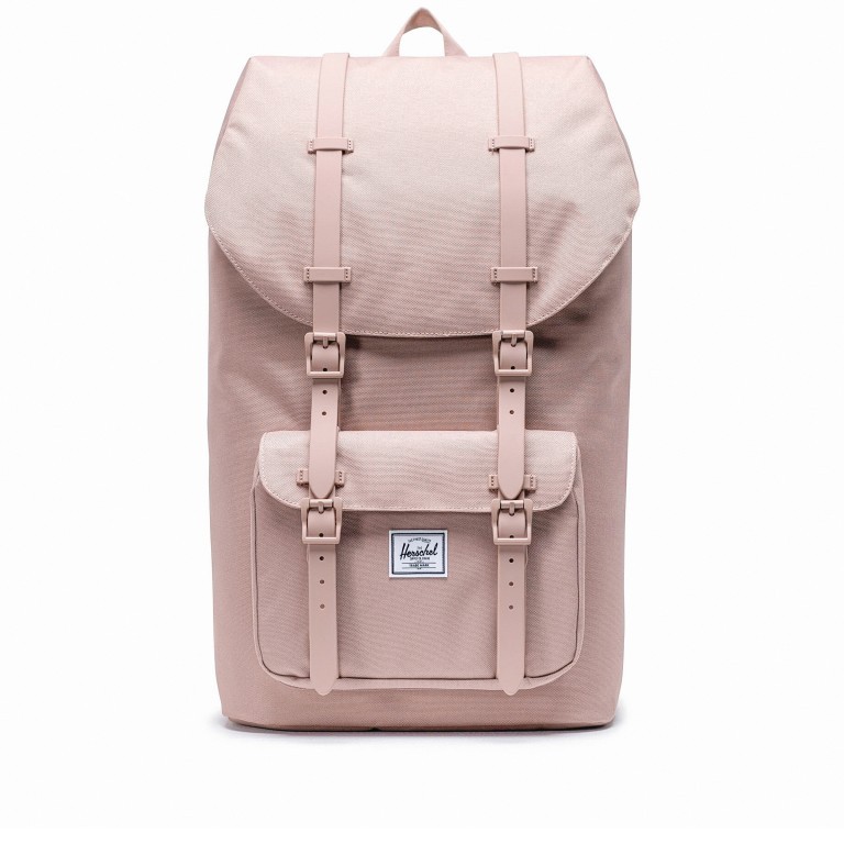 Rucksack Little America Rubber Straps Volumen 23 Liter Ash Rose, Farbe: rosa/pink, Marke: Herschel, EAN: 0828432314492, Abmessungen in cm: 28x50x17, Bild 1 von 5