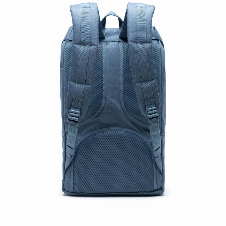 Rucksack Little America Volumen 23 Liter Blue Mirage Crosshatch, Farbe: blau/petrol, Marke: Herschel, EAN: 0828432372126, Abmessungen in cm: 28x50x17, Bild 3 von 4