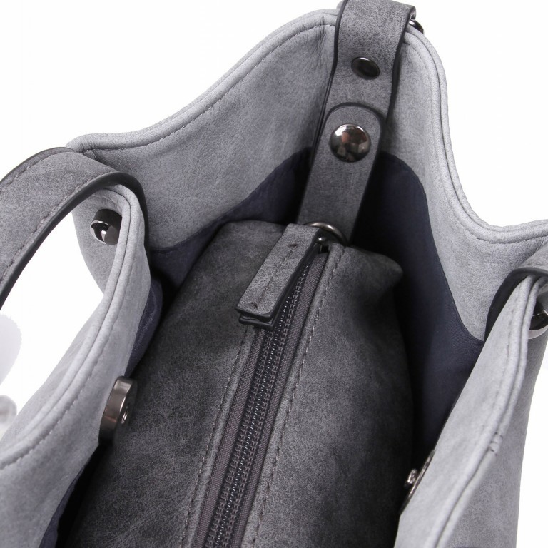 Shopper Surprise Grey Dark Grey, Farbe: grau, Marke: Emily & Noah, EAN: 4049391150471, Abmessungen in cm: 35x26x7.5, Bild 11 von 12