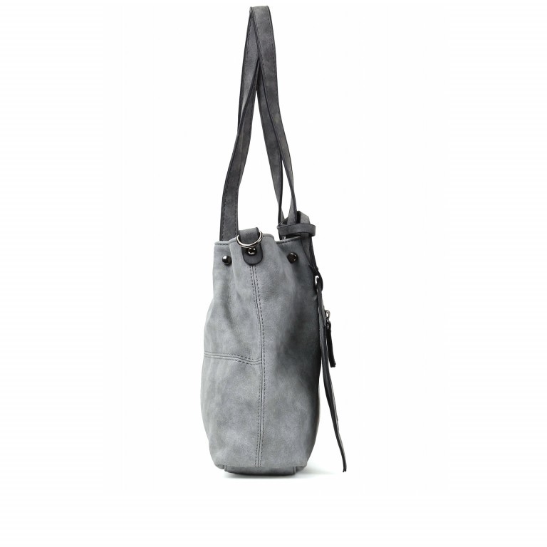 Shopper Surprise Grey Dark Grey, Farbe: grau, Marke: Emily & Noah, EAN: 4049391150471, Abmessungen in cm: 35x26x7.5, Bild 2 von 12