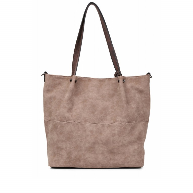 Shopper Surprise Taupe Brown, Farbe: taupe/khaki, Marke: Emily & Noah, EAN: 4049391120528, Abmessungen in cm: 35x33x8.5, Bild 3 von 12
