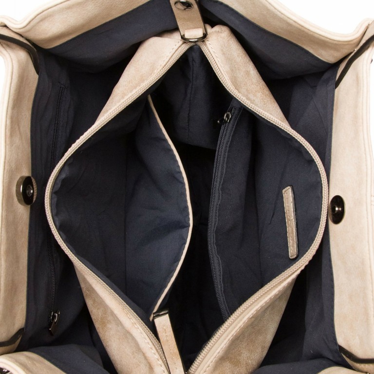 Shopper Surprise Taupe Brown, Farbe: taupe/khaki, Marke: Emily & Noah, EAN: 4049391120528, Abmessungen in cm: 35x33x8.5, Bild 5 von 12