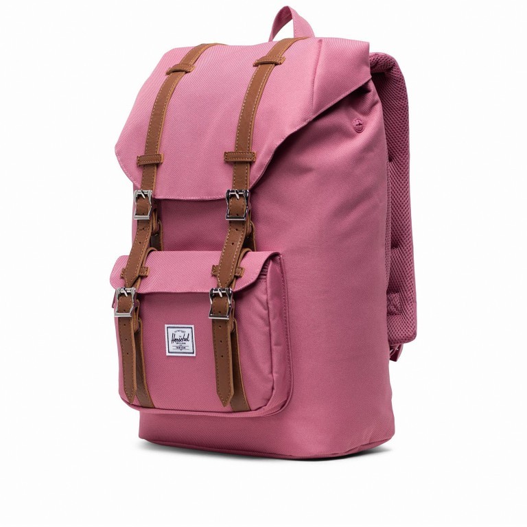Rucksack Little America Medium Volumen 14 Liter Heather Rose, Farbe: rosa/pink, Marke: Herschel, EAN: 0828432372829, Abmessungen in cm: 28x43x12, Bild 2 von 6