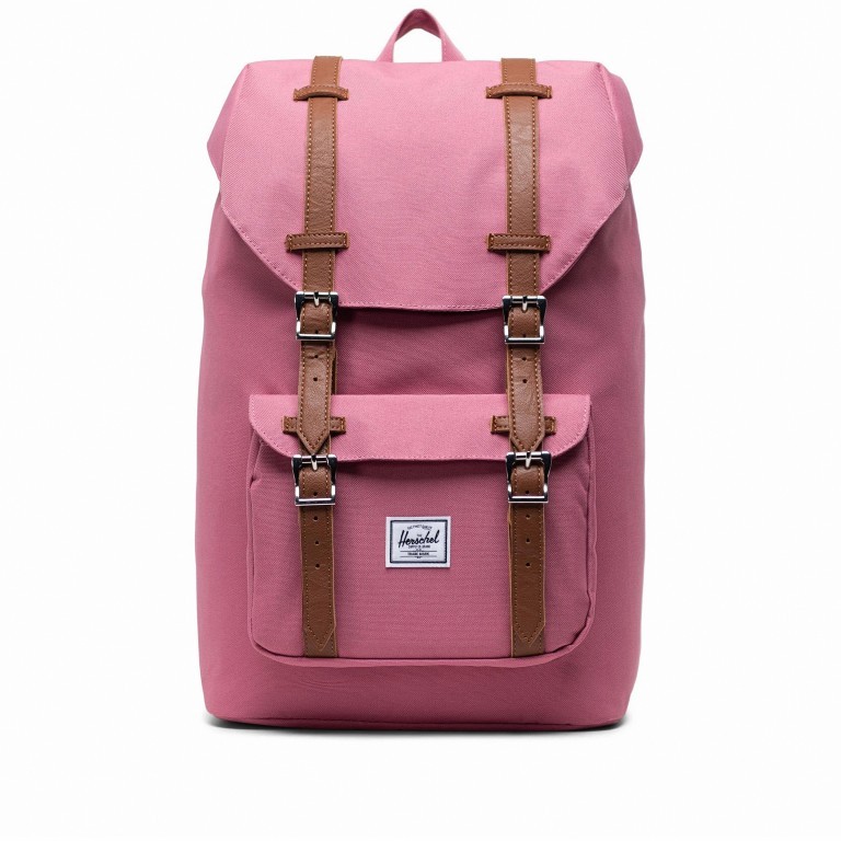 Rucksack Little America Medium Volumen 14 Liter Heather Rose, Farbe: rosa/pink, Marke: Herschel, EAN: 0828432372829, Abmessungen in cm: 28x43x12, Bild 1 von 6