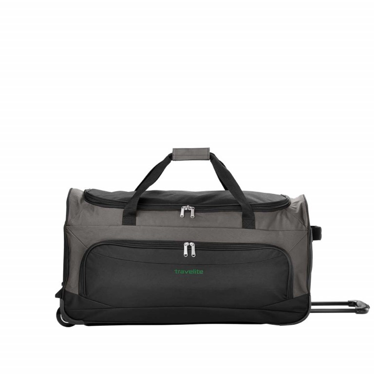 Reisetasche Garda 72 cm Grau Schwarz, Farbe: grau, Marke: Travelite, Abmessungen in cm: 72x38x35, Bild 1 von 3