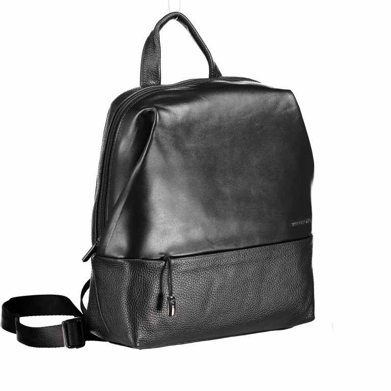 Rucksack Athena P10PT11 Black, Farbe: schwarz, Marke: Mandarina Duck, EAN: 8032803694904, Abmessungen in cm: 26x29x10, Bild 2 von 7