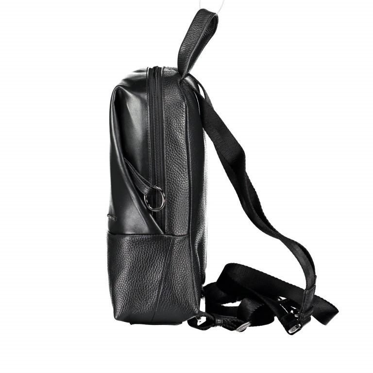 Rucksack Athena P10PT11 Black, Farbe: schwarz, Marke: Mandarina Duck, EAN: 8032803694904, Abmessungen in cm: 26x29x10, Bild 3 von 7