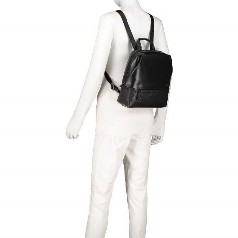 Rucksack Athena P10PT11 Black, Farbe: schwarz, Marke: Mandarina Duck, EAN: 8032803694904, Abmessungen in cm: 26x29x10, Bild 5 von 7