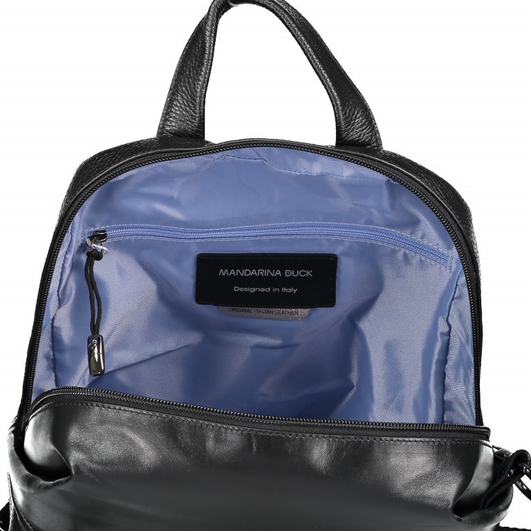 Rucksack Athena P10PT11 Black, Farbe: schwarz, Marke: Mandarina Duck, EAN: 8032803694904, Abmessungen in cm: 26x29x10, Bild 6 von 7