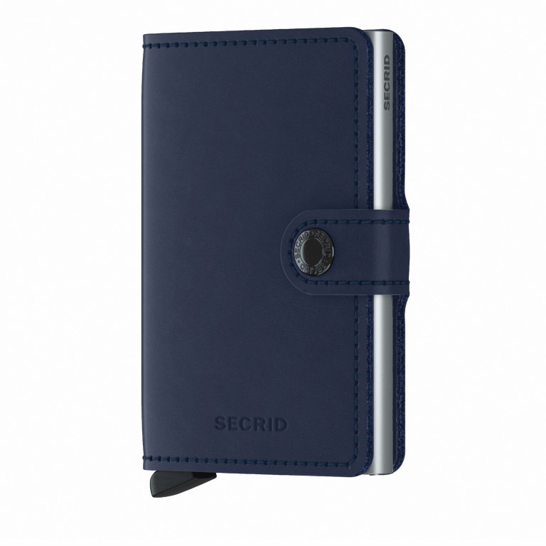 Geldbörse Miniwallet Original Navy, Farbe: blau/petrol, Marke: Secrid, EAN: 8718215287421, Abmessungen in cm: 6.8x10.2x2.1, Bild 1 von 5