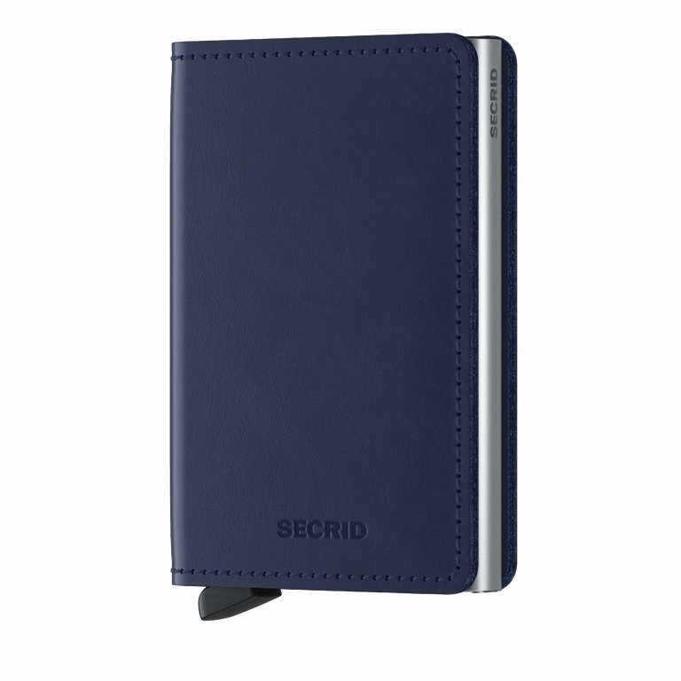 Geldbörse Slimwallet Original Navy, Farbe: blau/petrol, Marke: Secrid, EAN: 8718215287438, Abmessungen in cm: 6.8x10.2x1.6, Bild 1 von 4