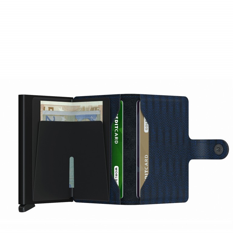Geldbörse Miniwallet Dash Navy, Farbe: blau/petrol, Marke: Secrid, EAN: 8718215287612, Abmessungen in cm: 6.8x10.2x2.1, Bild 3 von 5