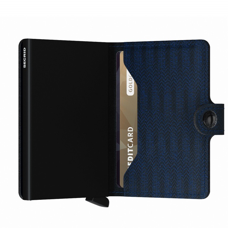 Geldbörse Miniwallet Dash Navy, Farbe: blau/petrol, Marke: Secrid, EAN: 8718215287612, Abmessungen in cm: 6.8x10.2x2.1, Bild 4 von 5