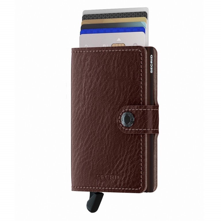 Geldbörse Miniwallet Veg Tanned Espresso, Farbe: braun, Marke: Secrid, EAN: 8718215288121, Abmessungen in cm: 6.8x10.2x2.1, Bild 4 von 4