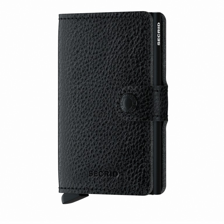 Geldbörse Miniwallet Veg Tanned Black, Farbe: schwarz, Marke: Secrid, EAN: 8718215288145, Abmessungen in cm: 6.8x10.2x2.1, Bild 1 von 5