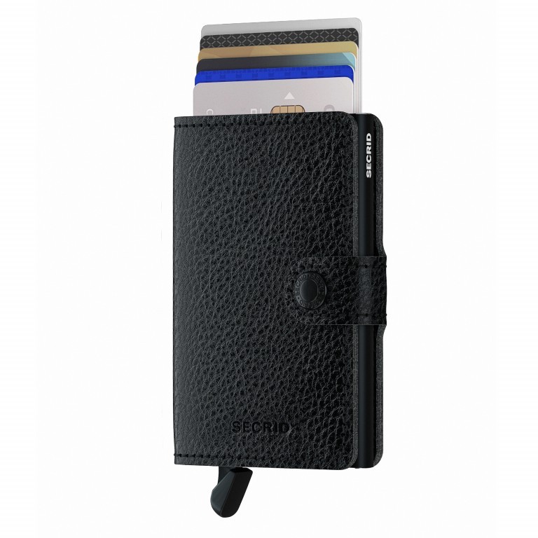 Geldbörse Miniwallet Veg Tanned Black, Farbe: schwarz, Marke: Secrid, EAN: 8718215288145, Abmessungen in cm: 6.8x10.2x2.1, Bild 5 von 5