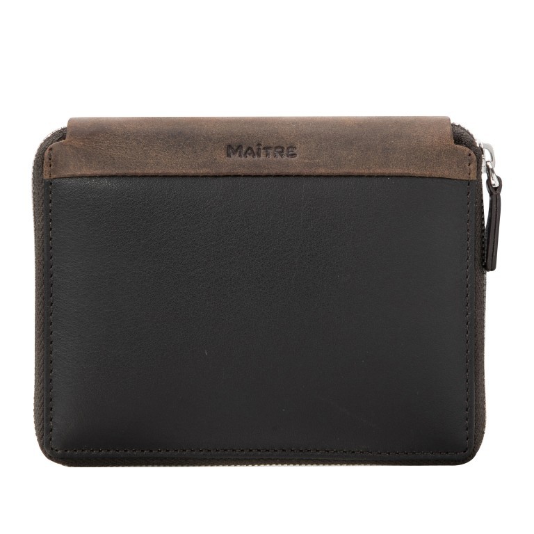 Geldbörse Bundenbach Darlinde mit RFID-Schutz Schwarz Braun, Farbe: braun, Marke: Maitre, EAN: 4053533591497, Abmessungen in cm: 10.5x13x2, Bild 1 von 5